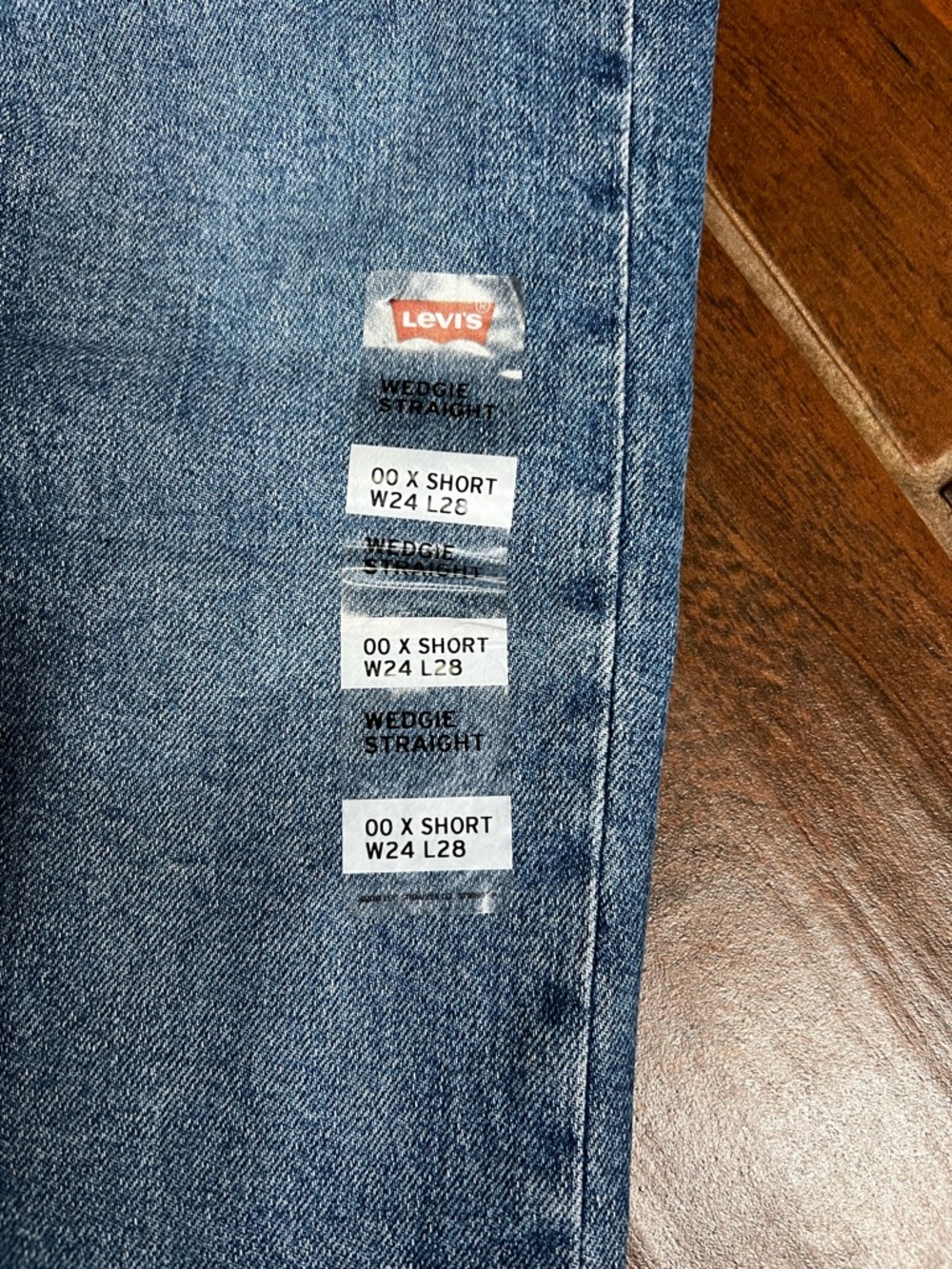 Levi’s Wedgie Straight Medium Wash Denim Jeans High Rise - Picture 5 of 6